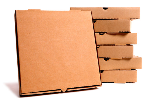 50 Caja para pizza Grande 30 x 30 x 4 cms